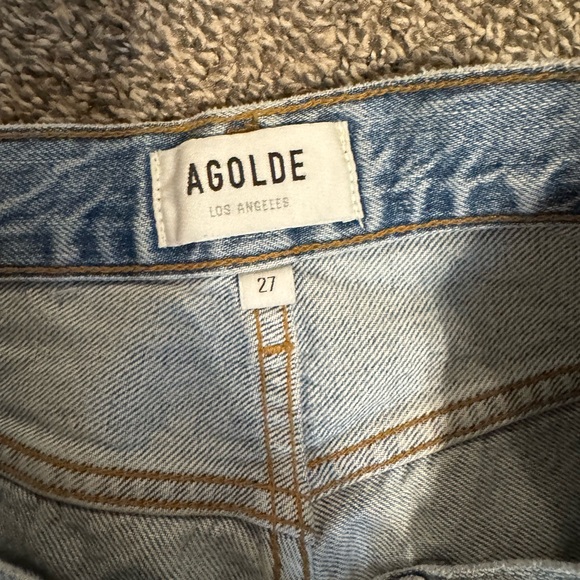 Agolde Jamie Light Blue Denim Jeans size 27 new smoke free - Picture 3 of 4